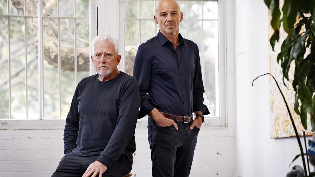 I Catch Killers podcast with author Neil Mercer (left) and Gary Jubelin. Picture: Sam Ruttyn