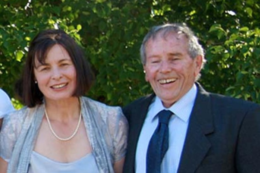 Sue Neill-Fraser and Bob Chappell photographed together.