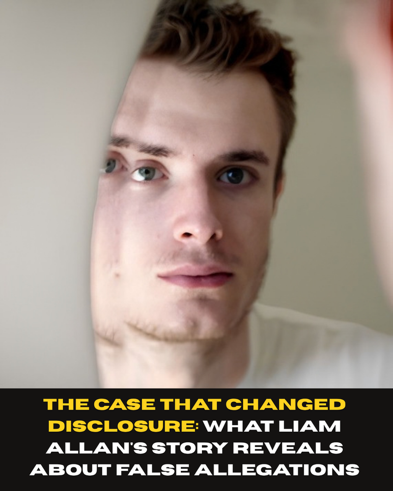 Liam Allan, with the article's title beneath